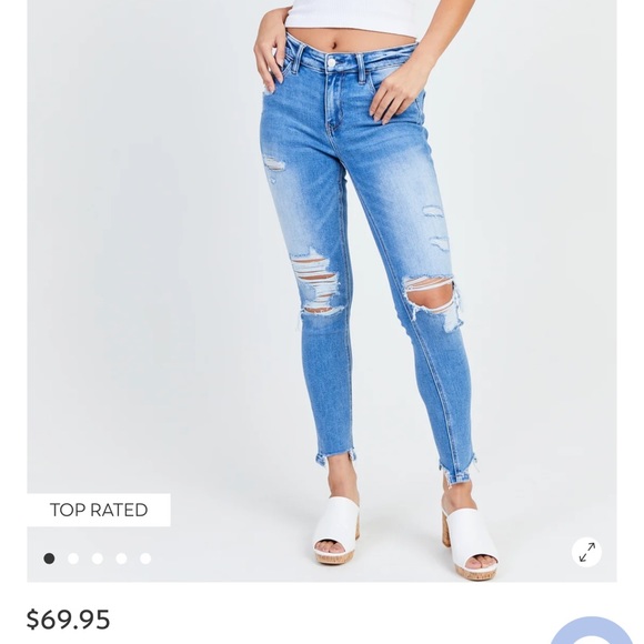 Altar’d state jeans size 27 - Picture 3 of 4